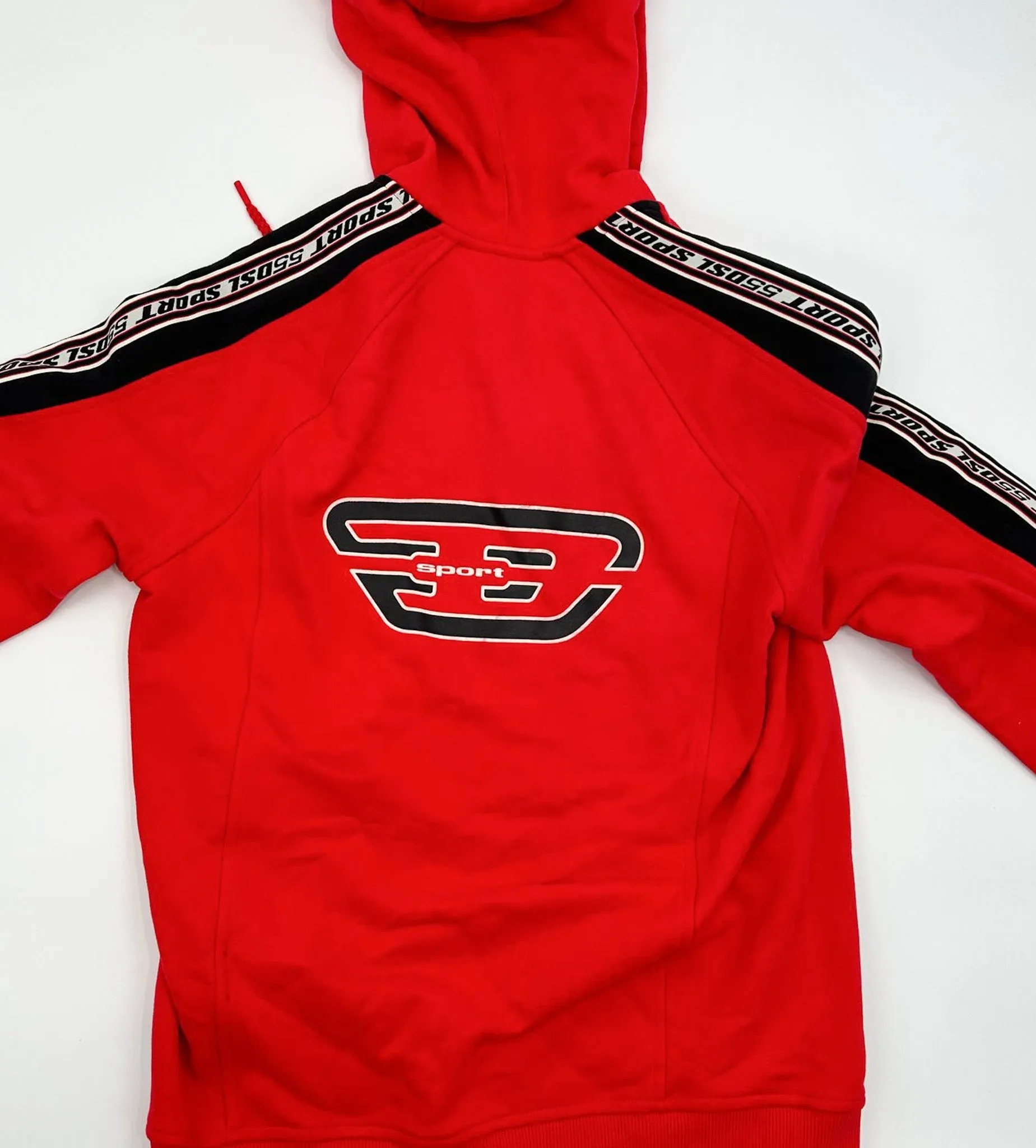 Diesel Sport Trasteer Red Zip-up hoodie