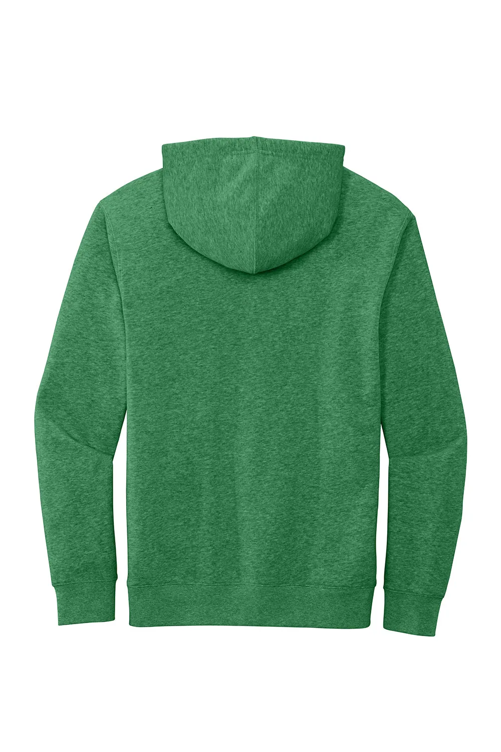 District Mens Very Important Fleece Hooded Sweatshirt Hoodie w/ Pouch Pocket - Heather Kelly Green