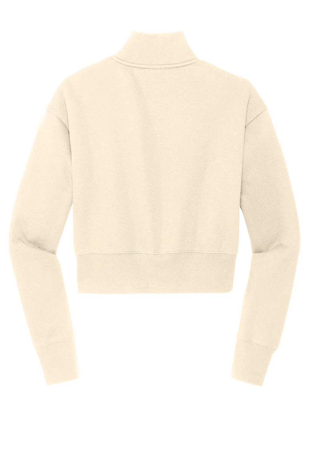District Womens V.I.T. Fleece 1/4 Zip Sweatshirt - Gardenia