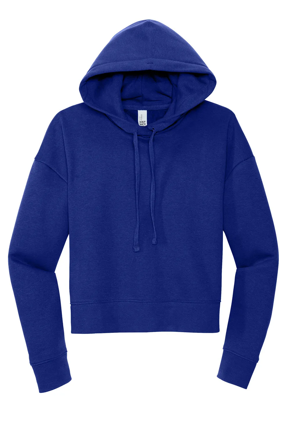 District Womens V.I.T. Fleece Hooded Sweatshirt Hoodie - Deep Royal Blue