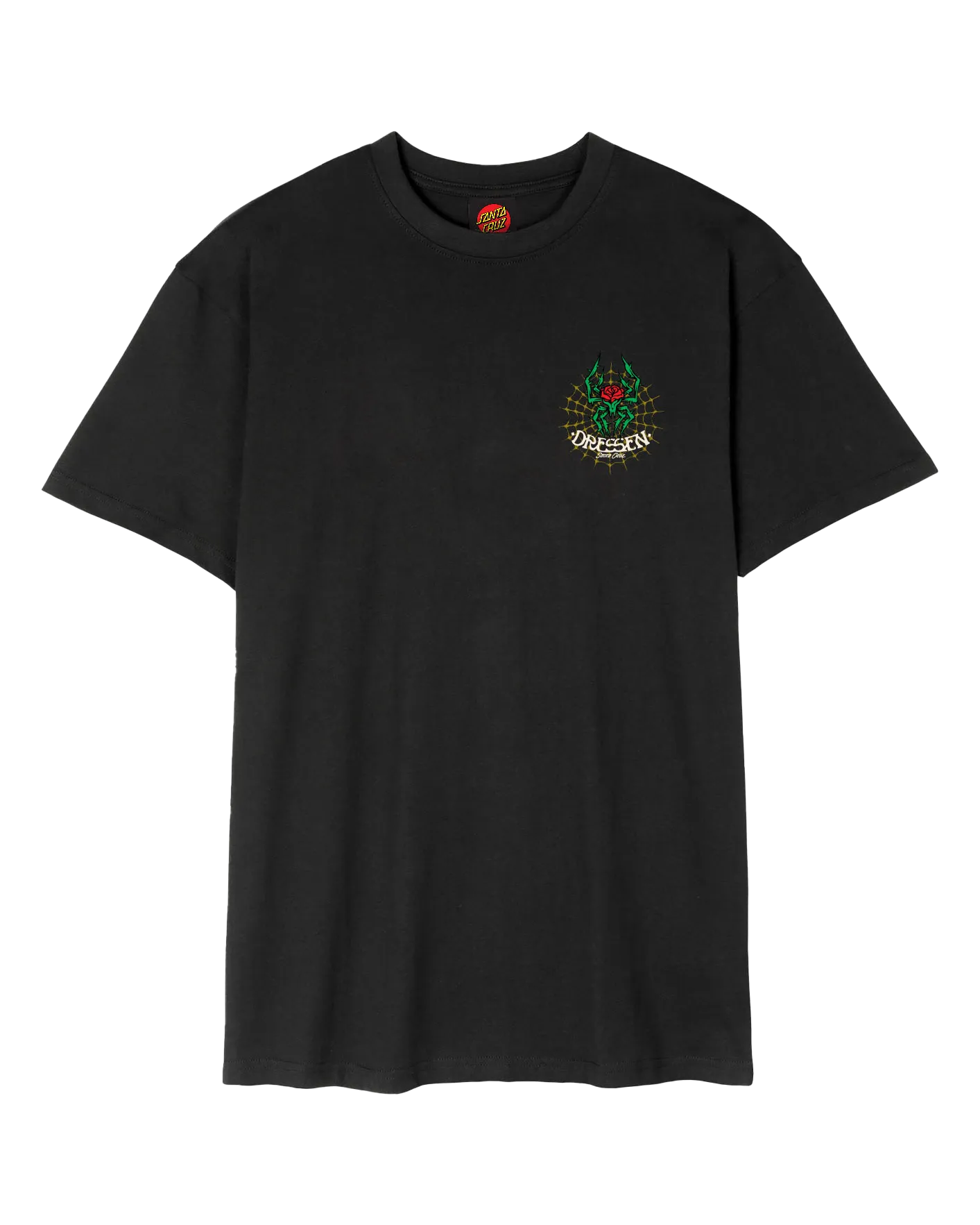 Dressen Roses T-Shirt in Black