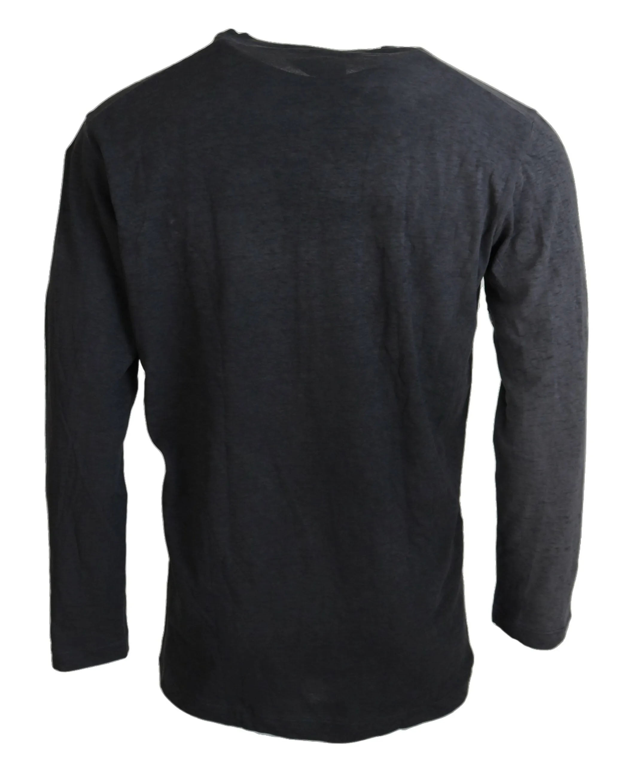 Dsquared² Cotton Linen Long Sleeves Pullover Men's Sweater