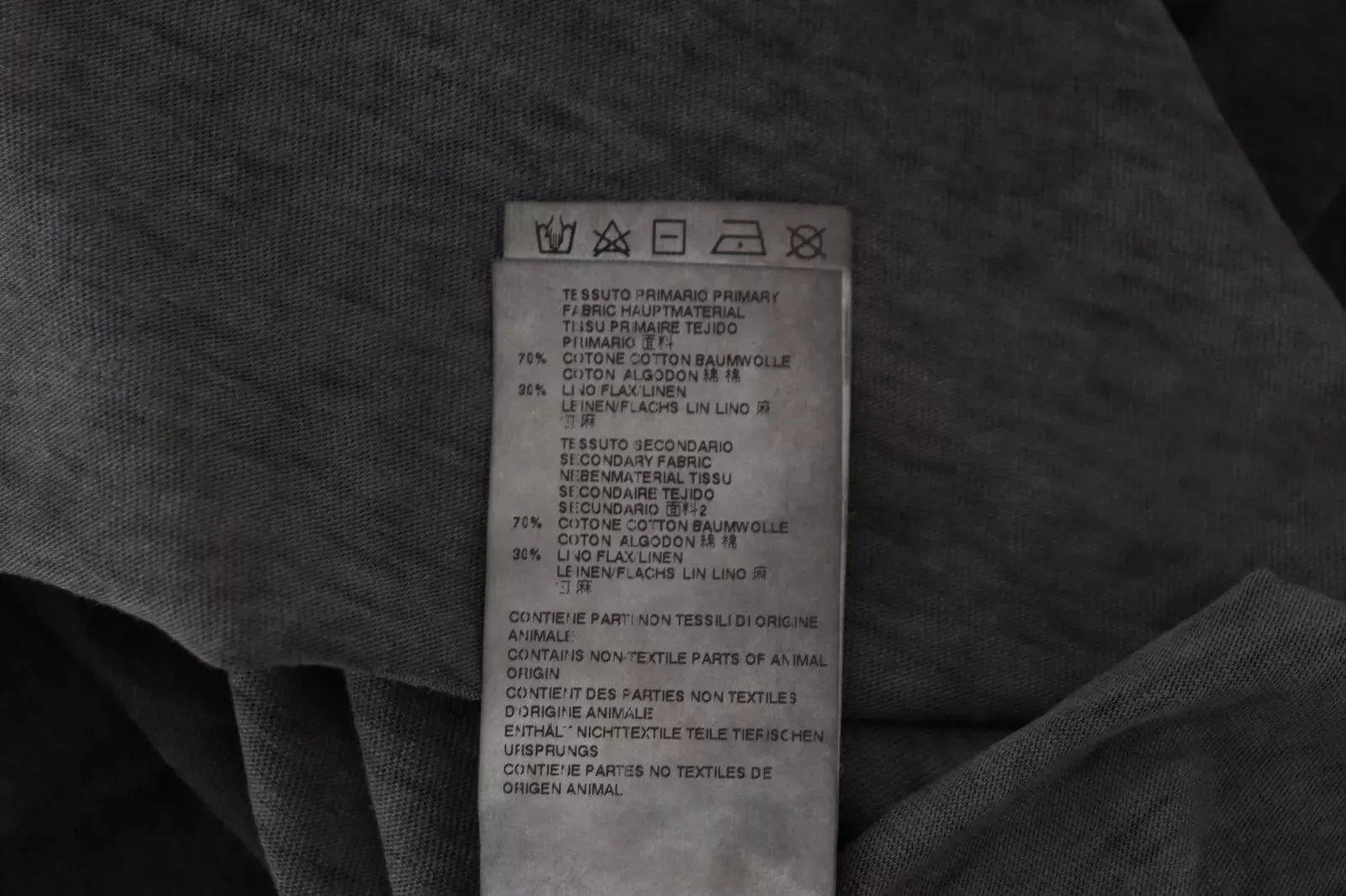 Dsquared² Cotton Linen Long Sleeves Pullover Men's Sweater