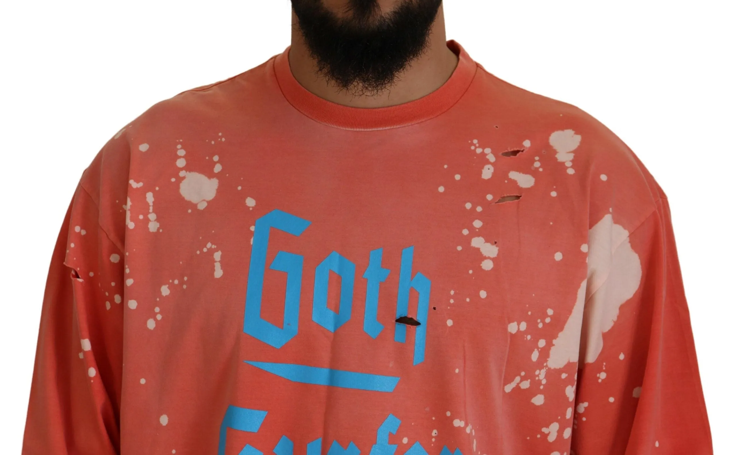 Dsquared² Printed Long Sleeves Pullover Men's Sweater (Pre-Owned)