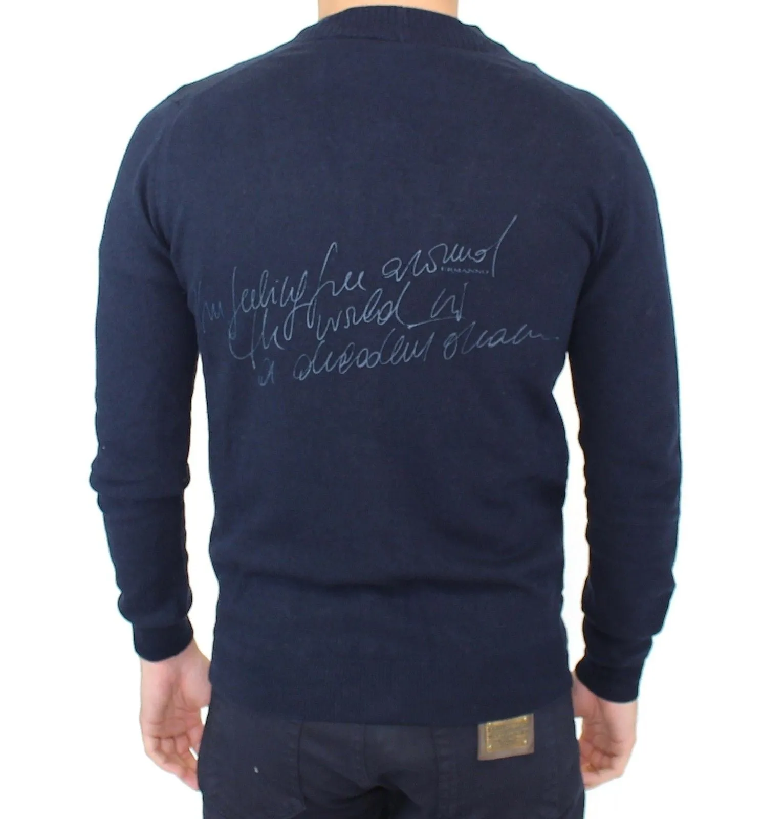 Ermanno Scervino Chic Wool Blend Cardigan Men's Sweater
