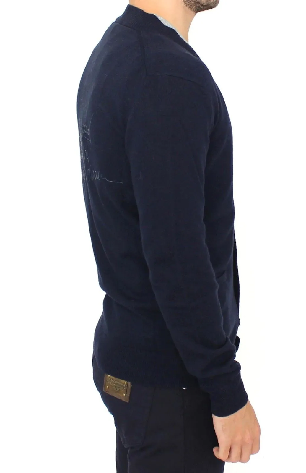 Ermanno Scervino Chic Wool Blend Cardigan Men's Sweater