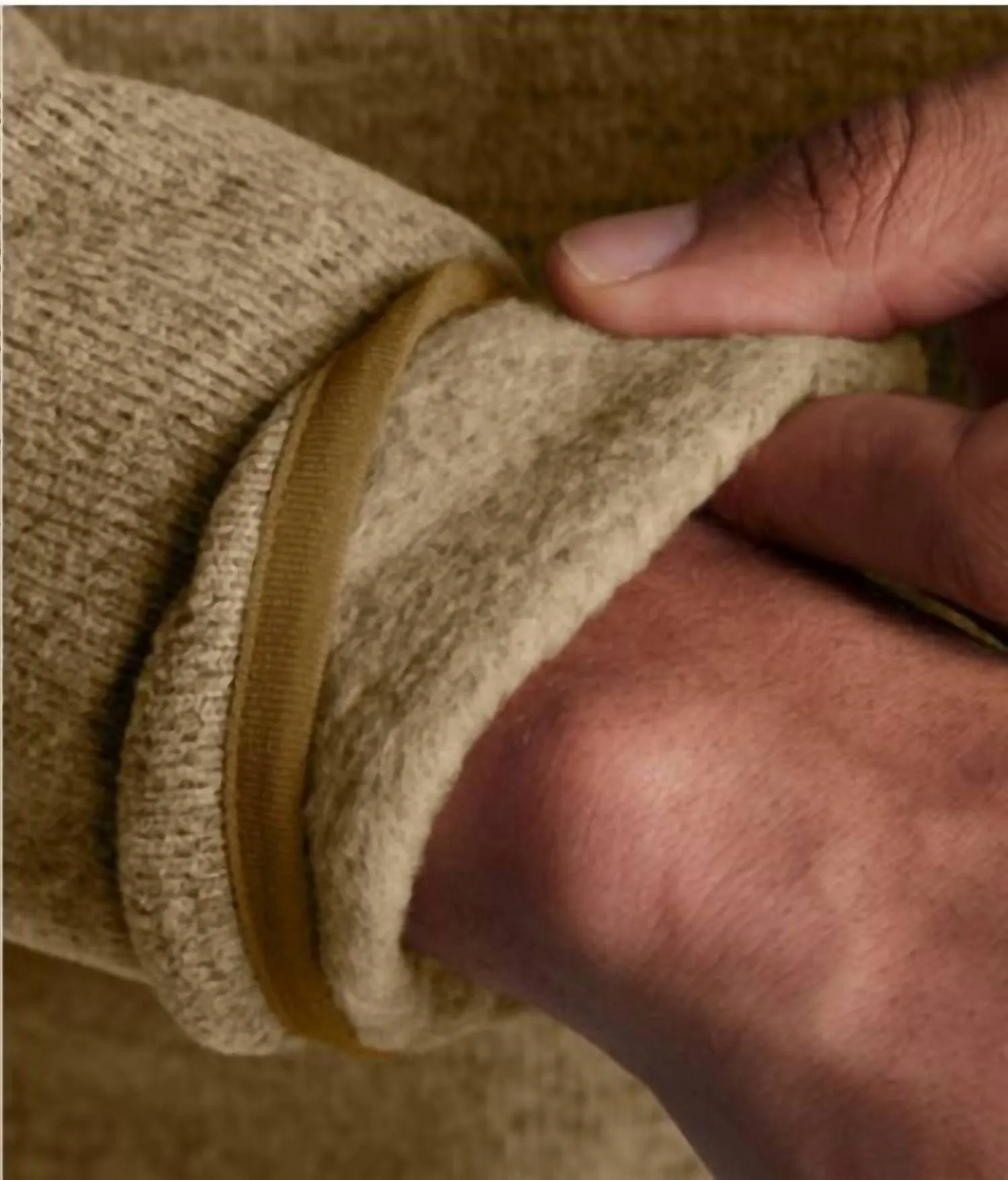 Expanse Specialist .25 Zip Sweater In Camel/coyote