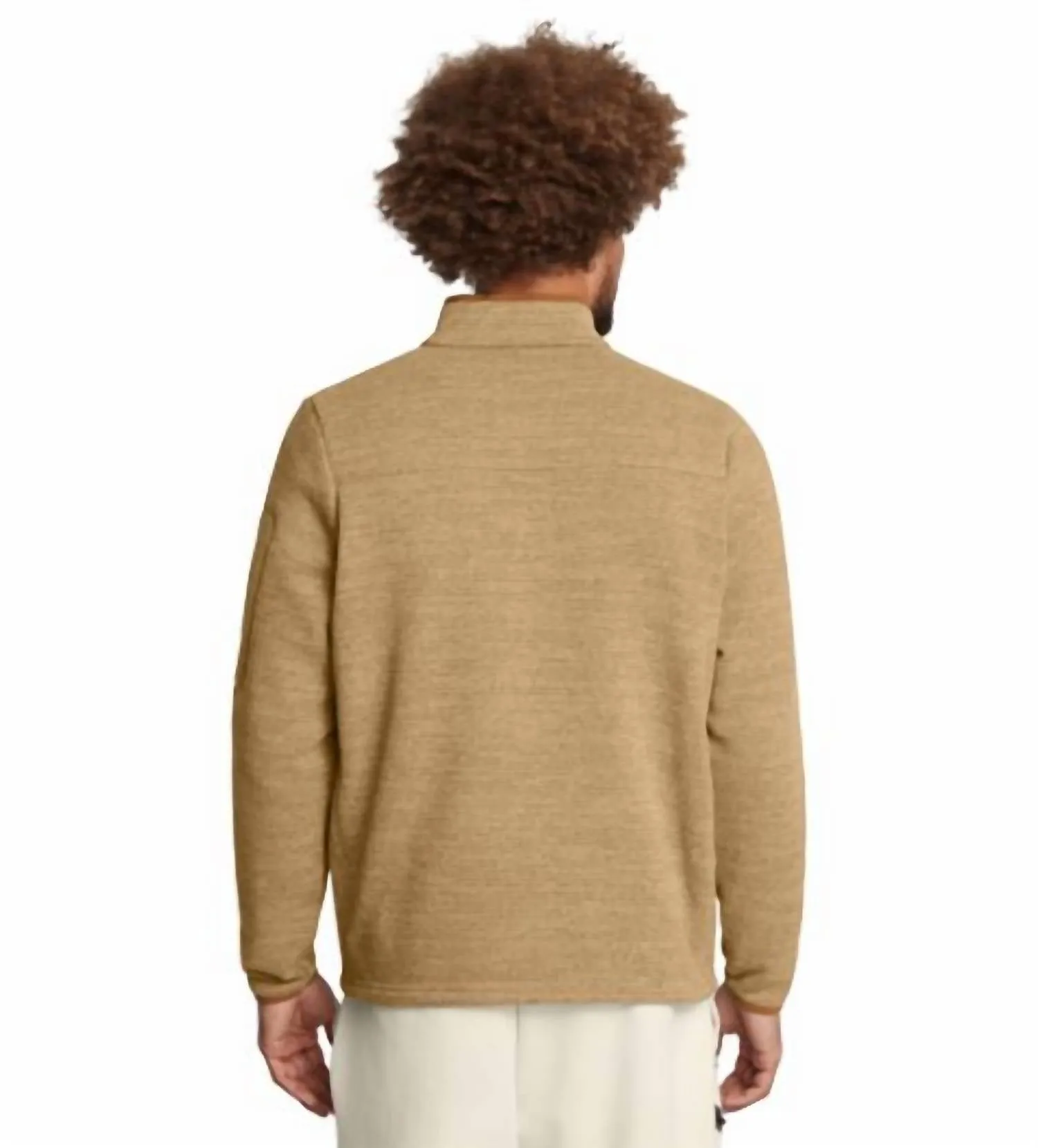 Expanse Specialist .25 Zip Sweater In Camel/coyote