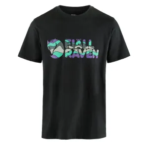 Fjallraven Multicolor Logo T-shirt Black