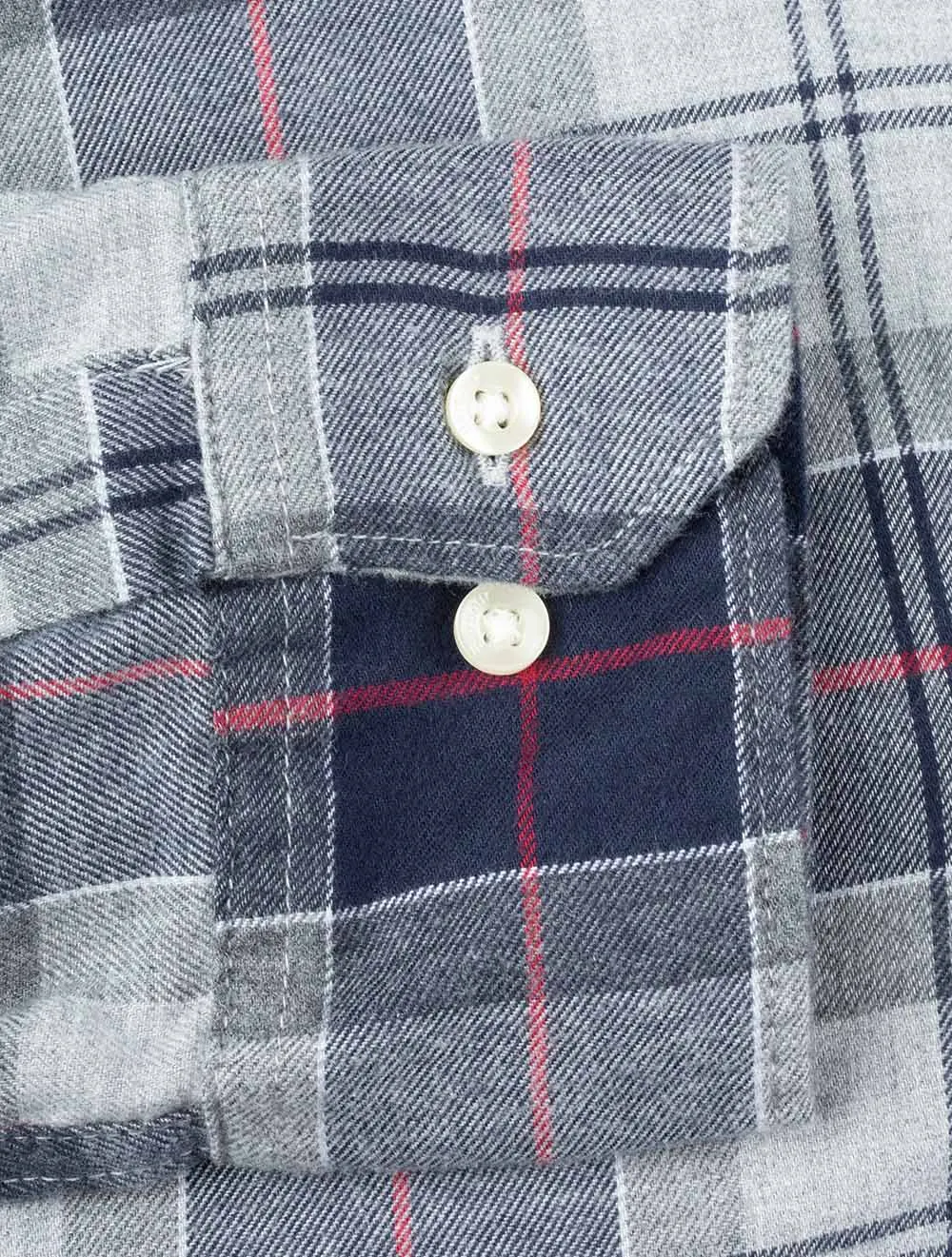 Fortrose Tailored Tartan Shirt Cordovan
