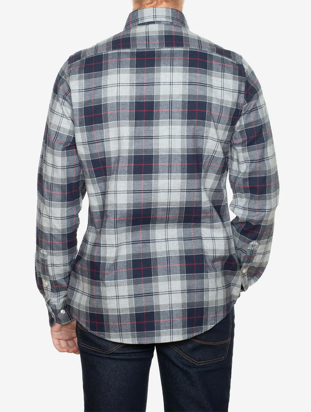 Fortrose Tailored Tartan Shirt Cordovan