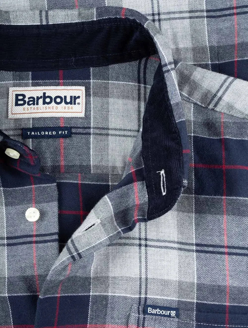 Fortrose Tailored Tartan Shirt Cordovan