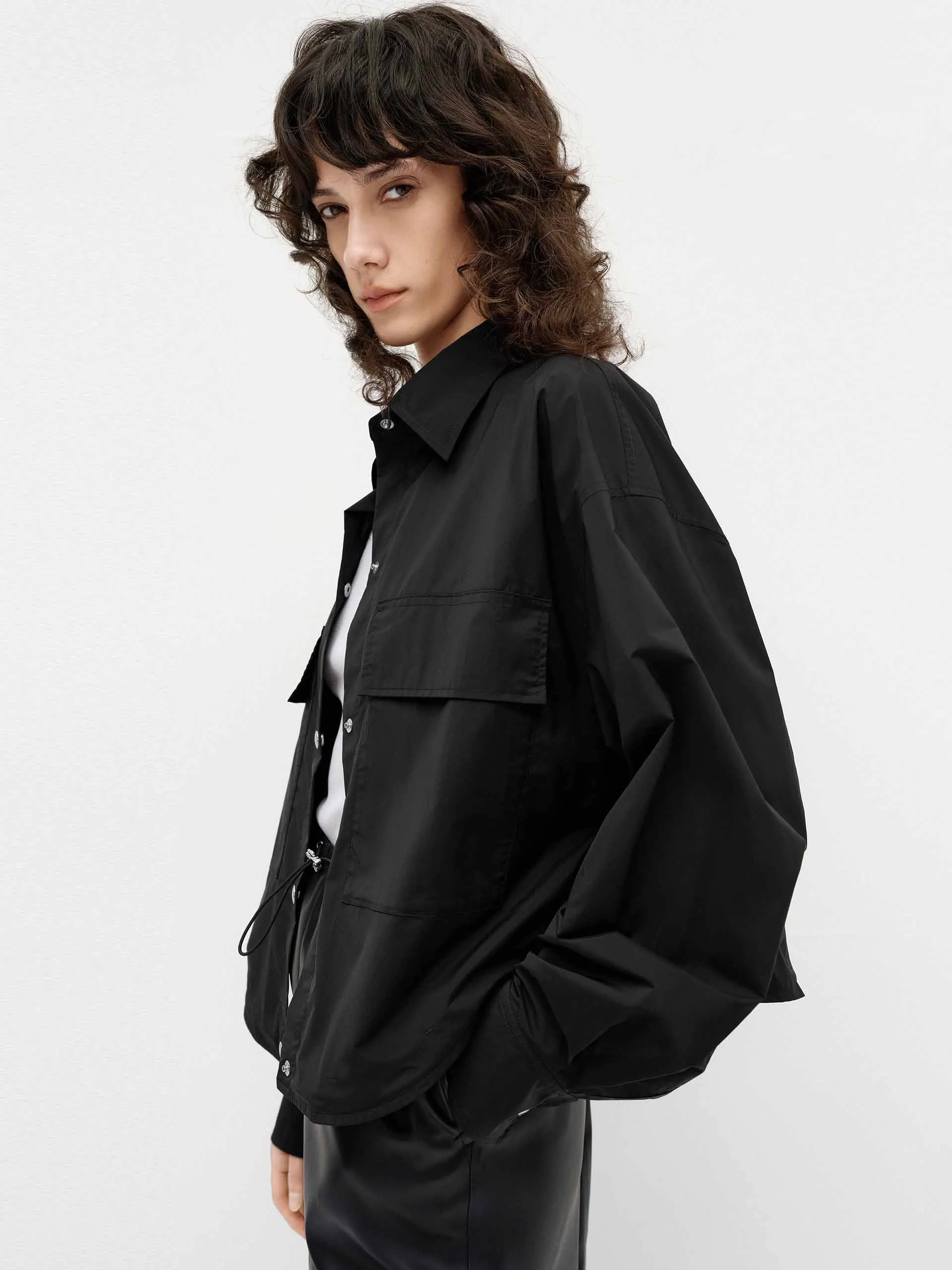 Front Pocket Short Jacket