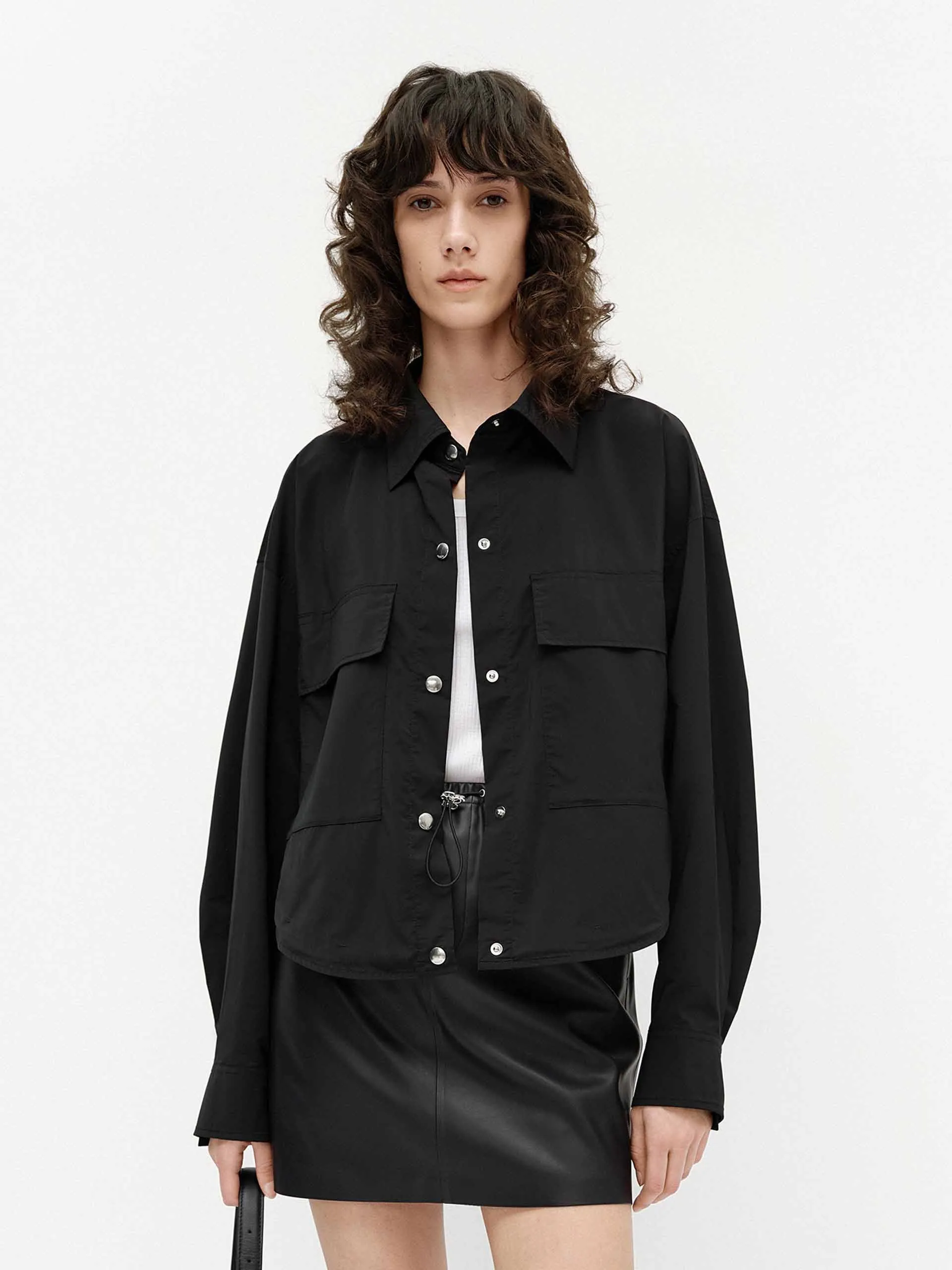 Front Pocket Short Jacket
