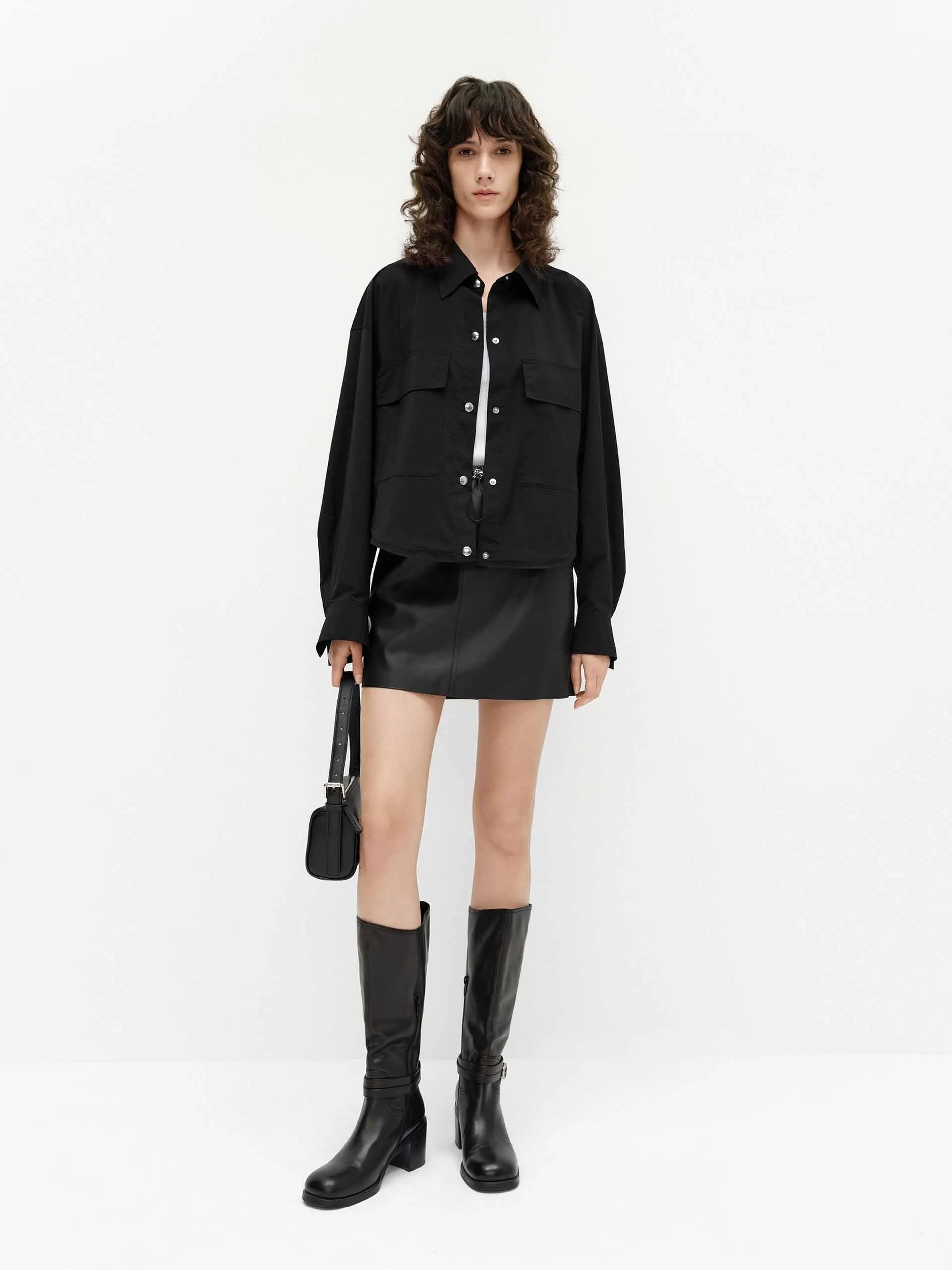 Front Pocket Short Jacket