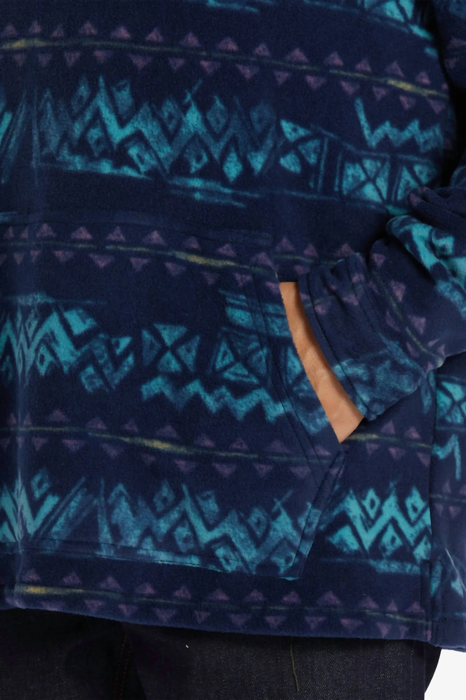 Furnace Fleece Hoodie Pullover In Dusty Jade