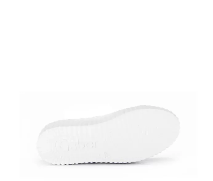 Gabor White Trainer with Chunky Sole