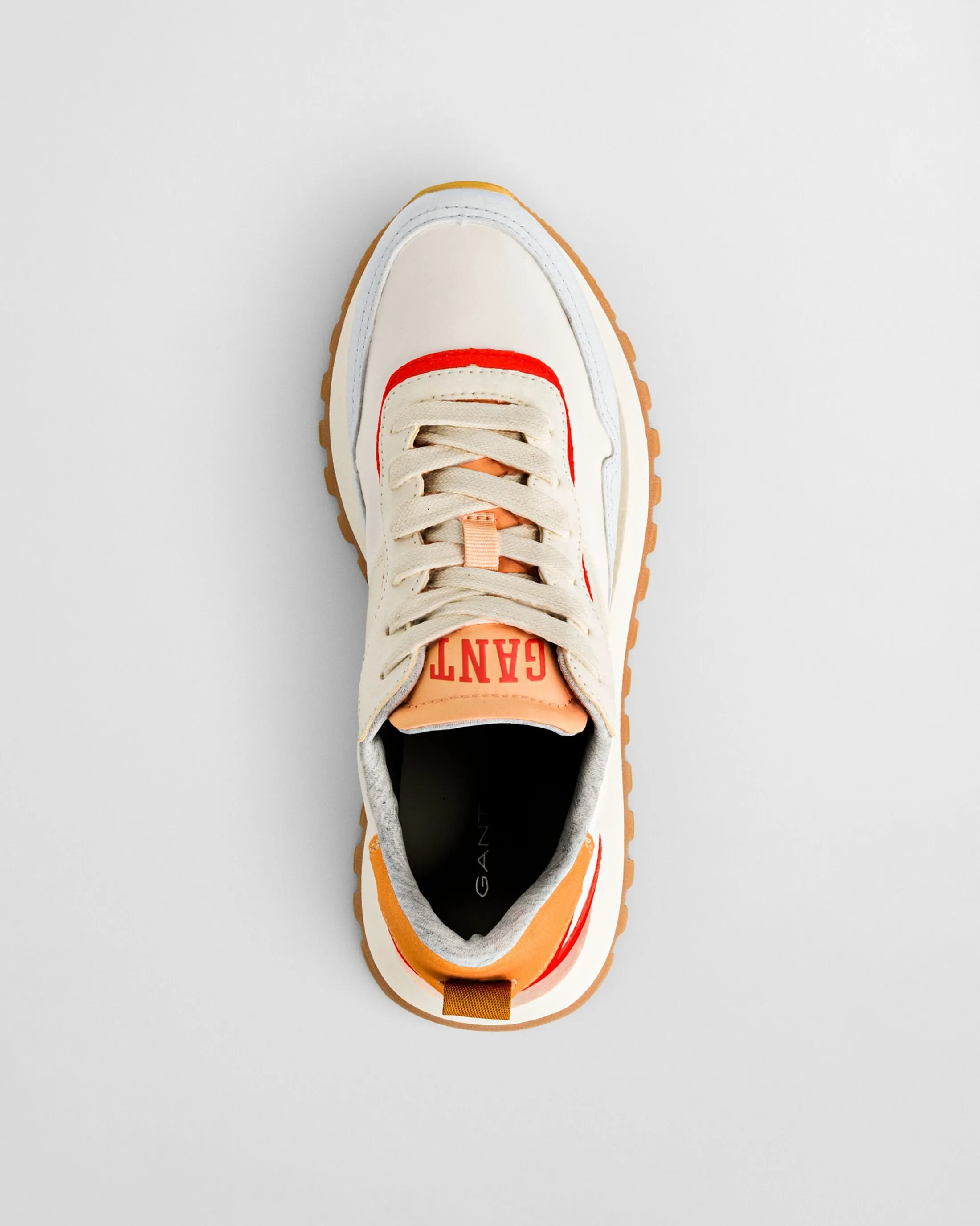 Gant Caffay Leather Suede Trainer - Orange