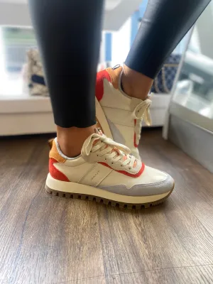 Gant Caffay Leather Suede Trainer - Orange