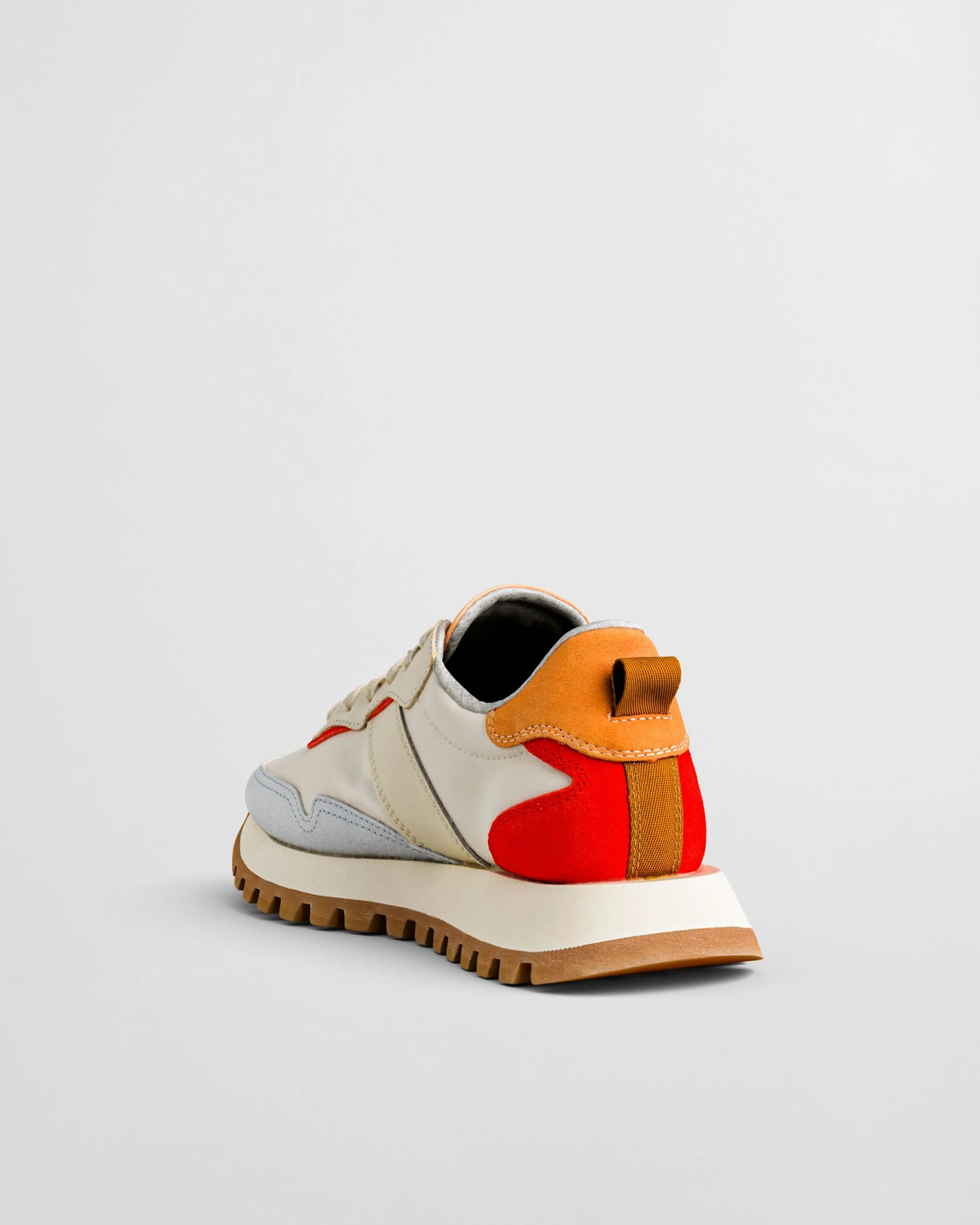 Gant Caffay Leather Suede Trainer - Orange
