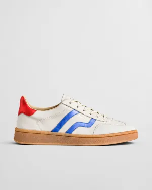 Gant Cuzima Metallic Leather Suede Trainer
