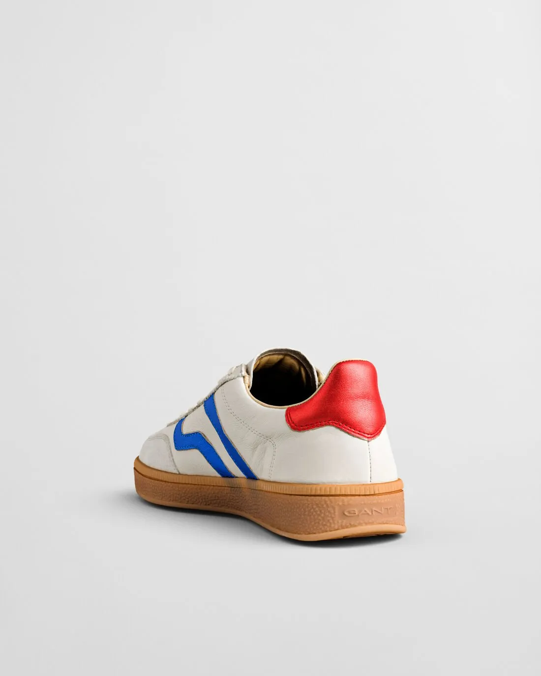 Gant Cuzima Metallic Leather Suede Trainer