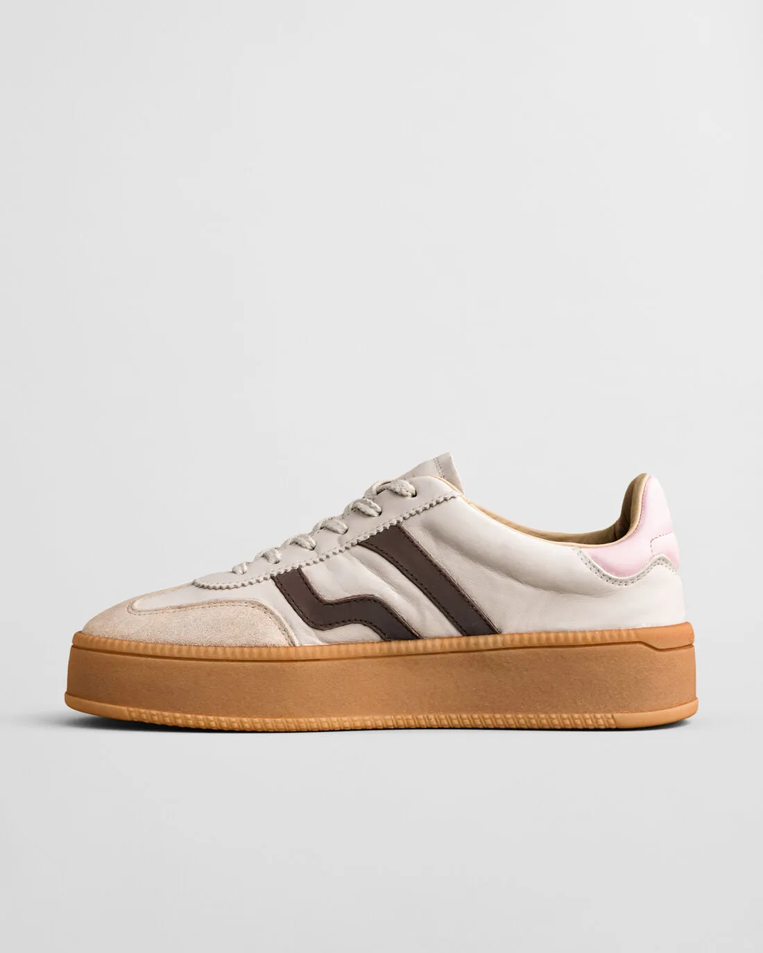 Gant Cuzmani Platform Leather Suede Trainer