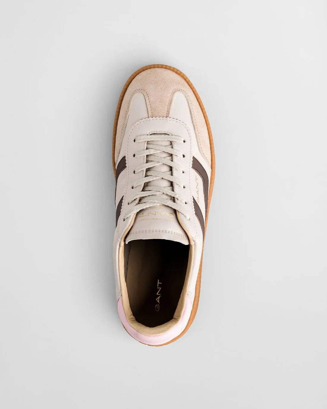 Gant Cuzmani Platform Leather Suede Trainer