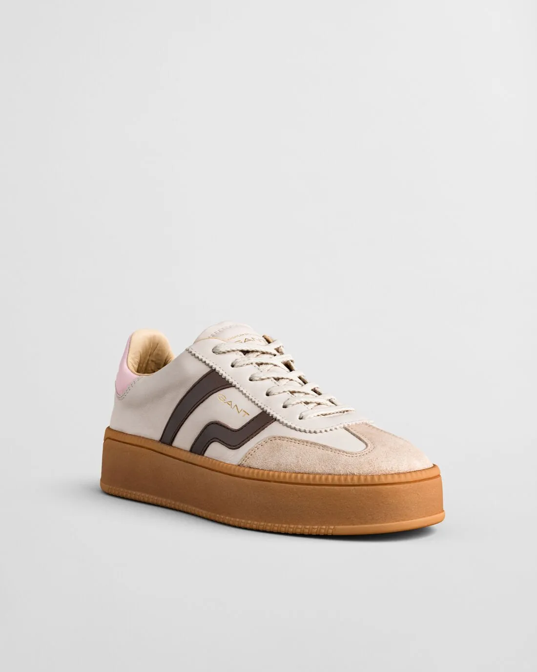 Gant Cuzmani Platform Leather Suede Trainer