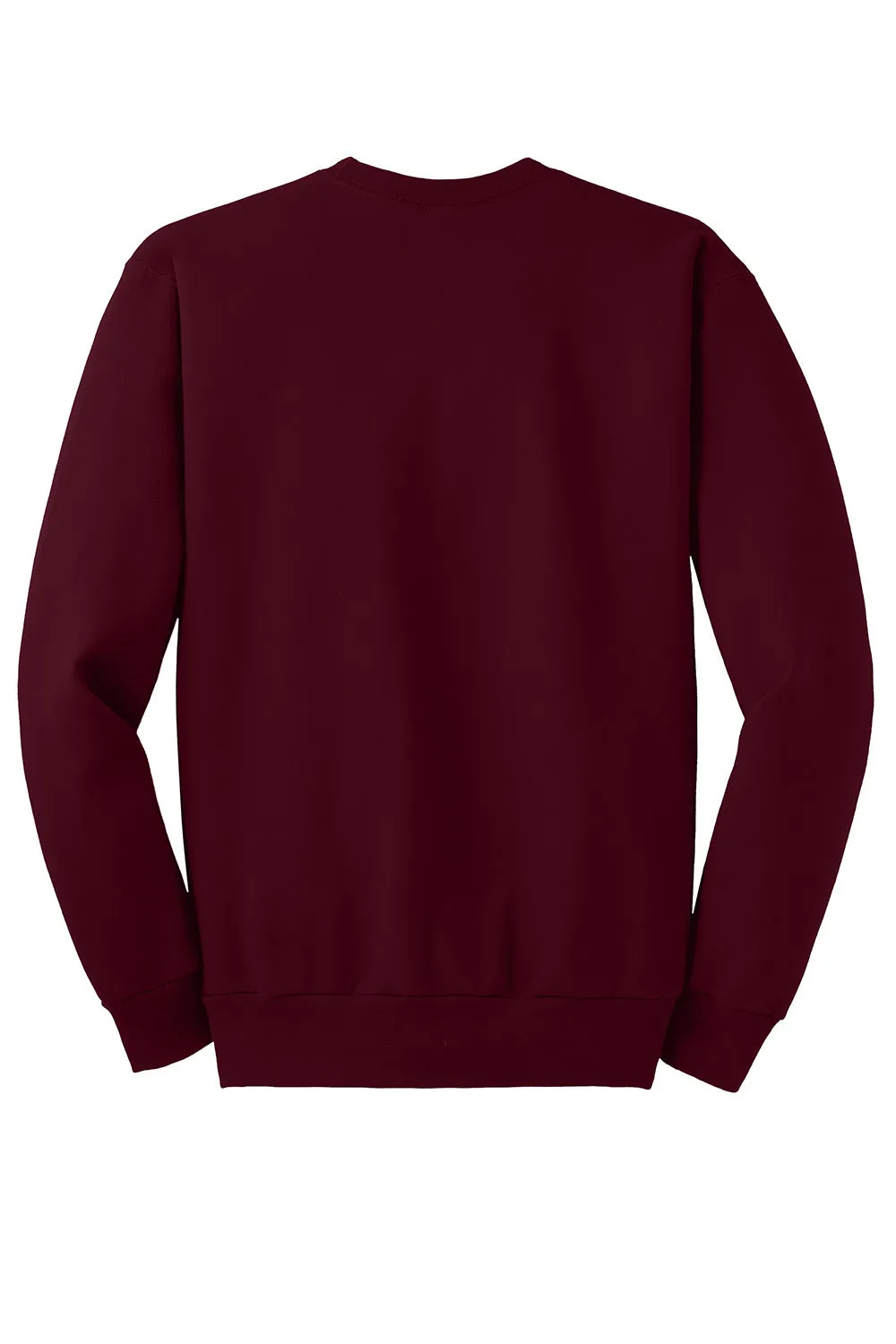 Hanes Mens EcoSmart Print Pro XP Pill Resistant Fleece Crewneck Sweatshirt - Maroon