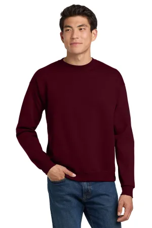 Hanes Mens EcoSmart Print Pro XP Pill Resistant Fleece Crewneck Sweatshirt - Maroon