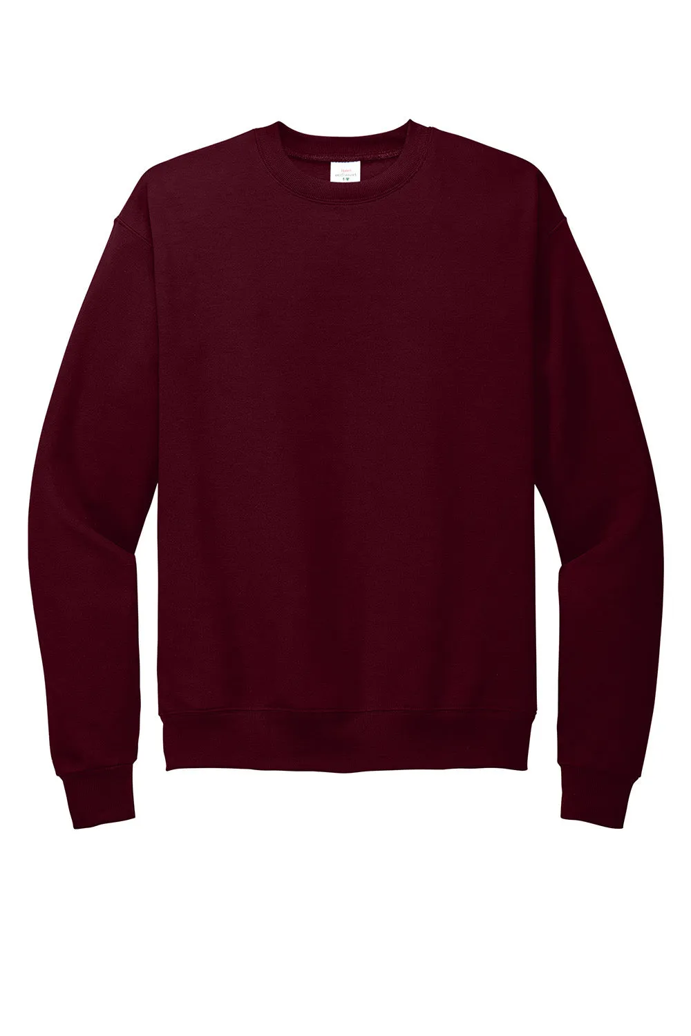Hanes Mens EcoSmart Print Pro XP Pill Resistant Fleece Crewneck Sweatshirt - Maroon