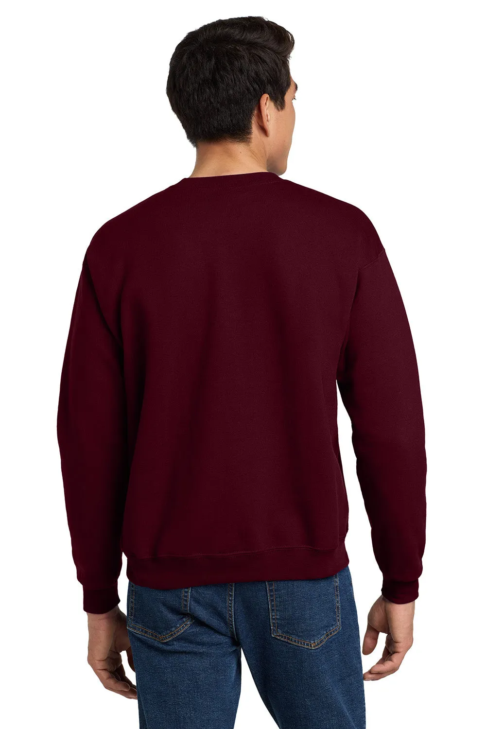 Hanes Mens EcoSmart Print Pro XP Pill Resistant Fleece Crewneck Sweatshirt - Maroon