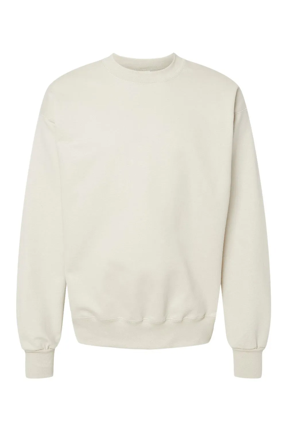 Hanes Mens Ultimate Cotton PrintPro XP Pill Resistant Crewneck Sweatshirt - Sand