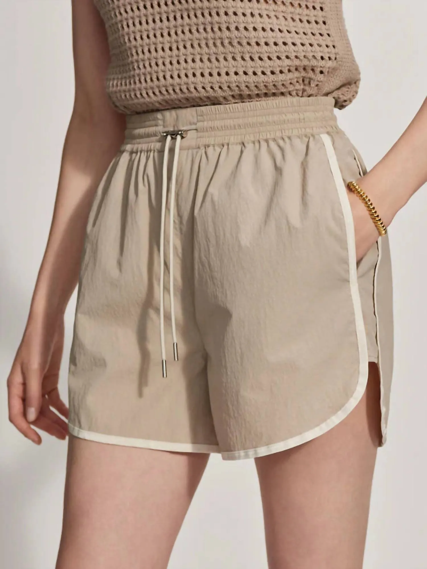 Harmon High Rise Short 2.0 In Cashmere Stone