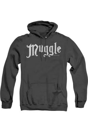 Harry Potter Muggle Adult Heather Hoodie / Hooded Sweatshirt