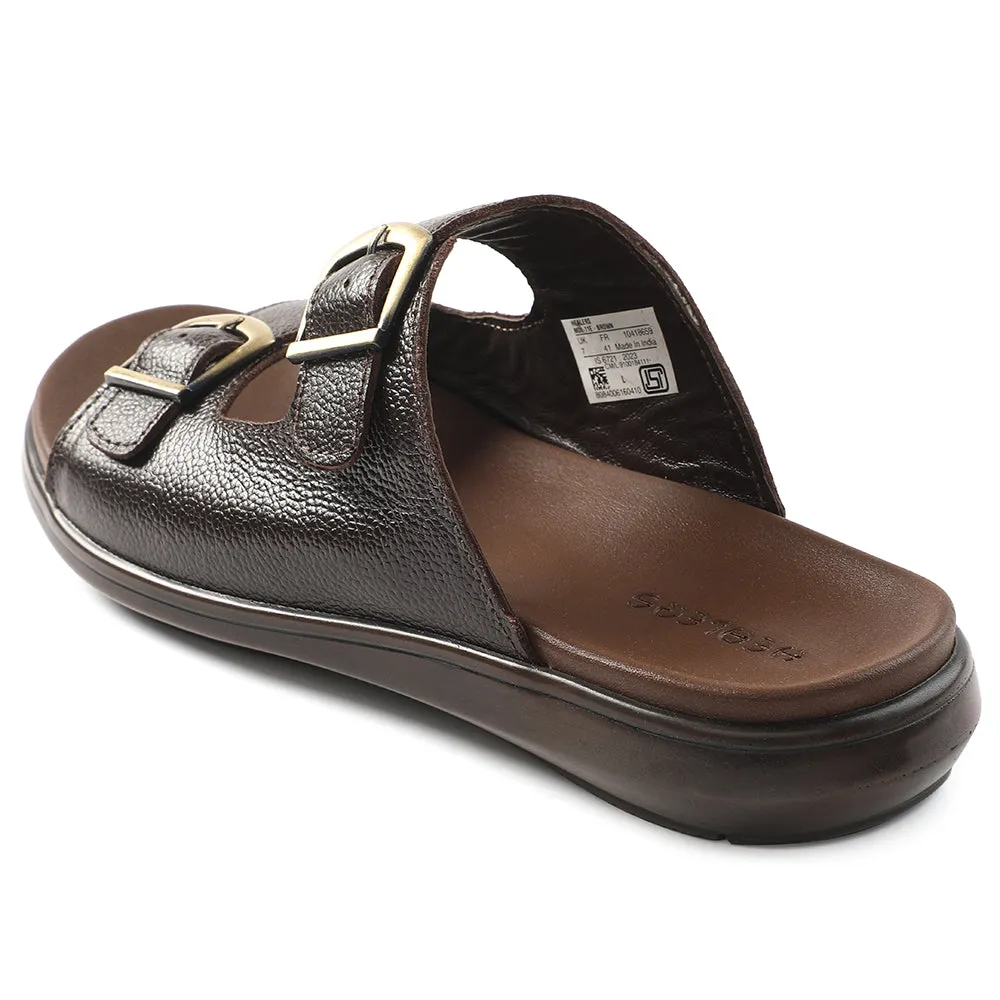 Healers Brown Casual Sandal For Men MDL-11E By Liberty