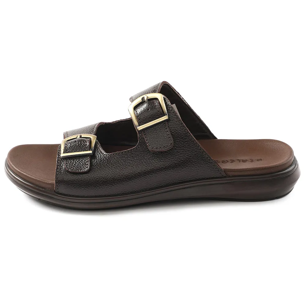 Healers Brown Casual Sandal For Men MDL-11E By Liberty