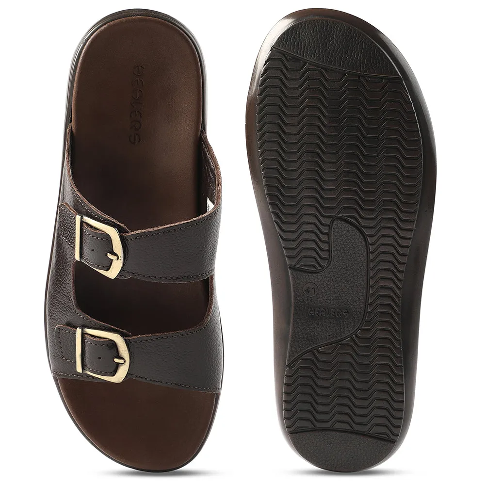 Healers Brown Casual Sandal For Men MDL-11E By Liberty