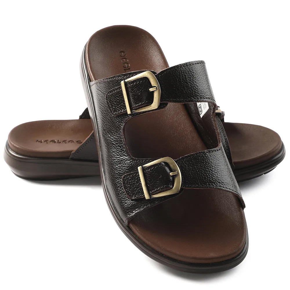 Healers Brown Casual Sandal For Men MDL-11E By Liberty