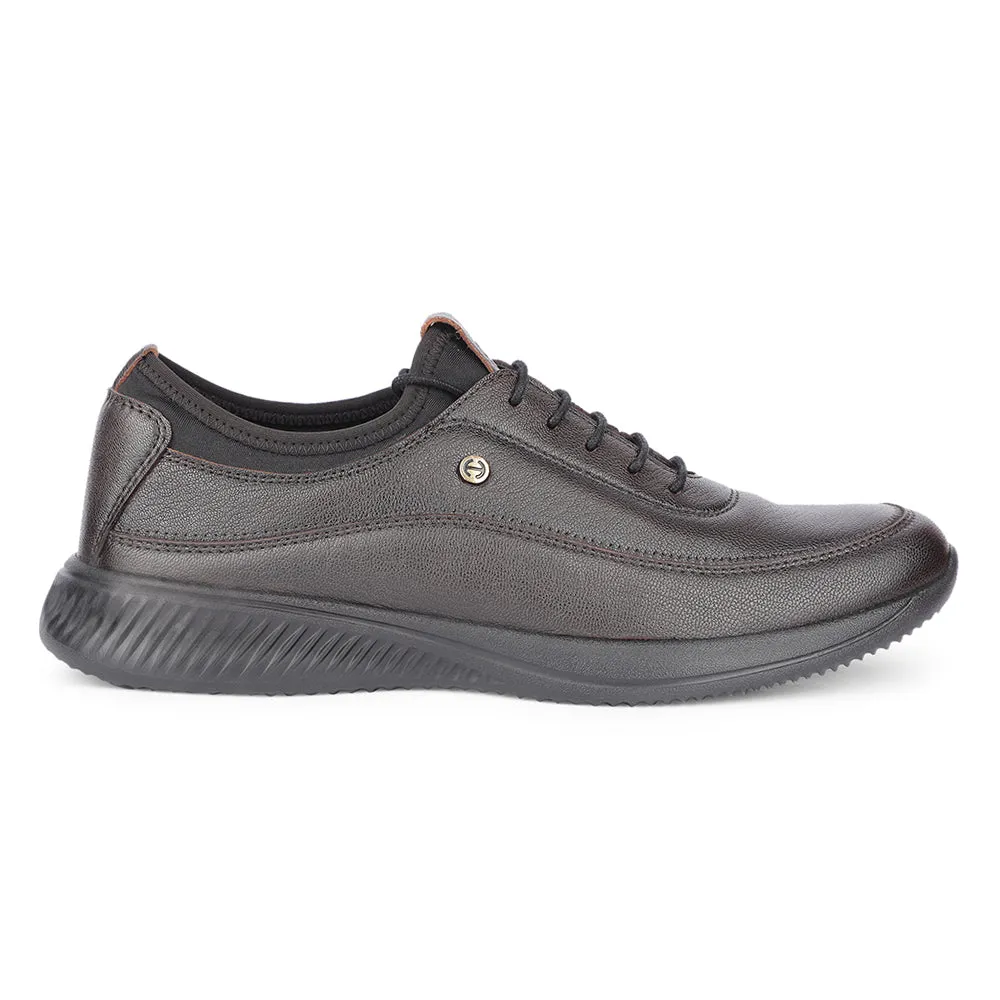 Healers Casual Brown Lacing Shoes For Men A576-07 By Liberty