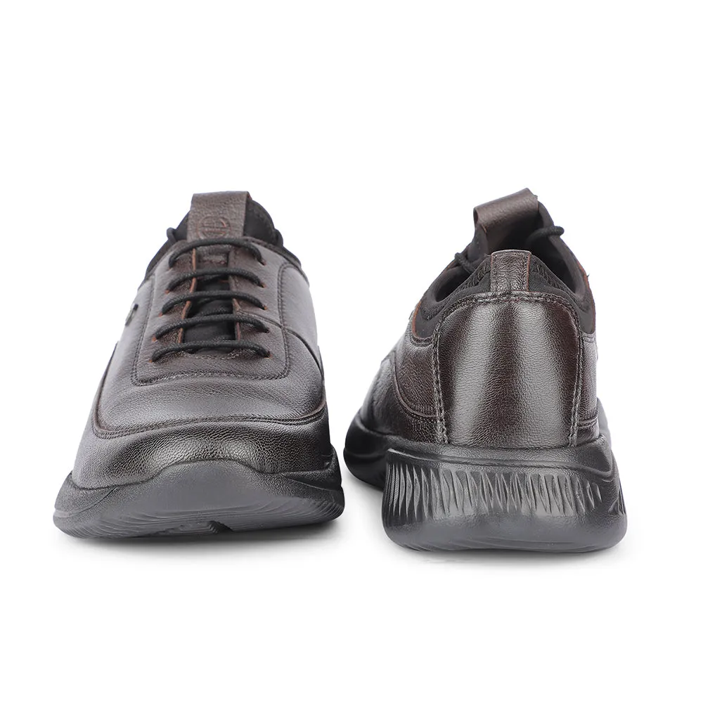 Healers Casual Brown Lacing Shoes For Men A576-07 By Liberty