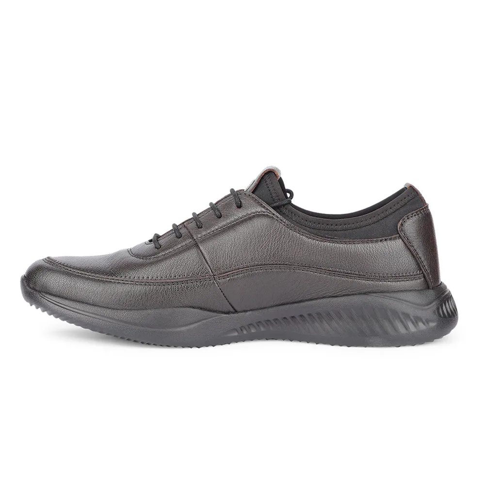 Healers Casual Brown Lacing Shoes For Men A576-07 By Liberty