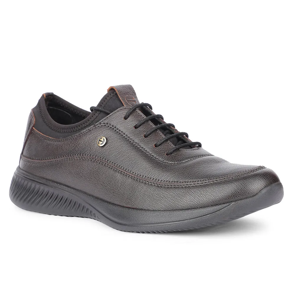 Healers Casual Brown Lacing Shoes For Men A576-07 By Liberty