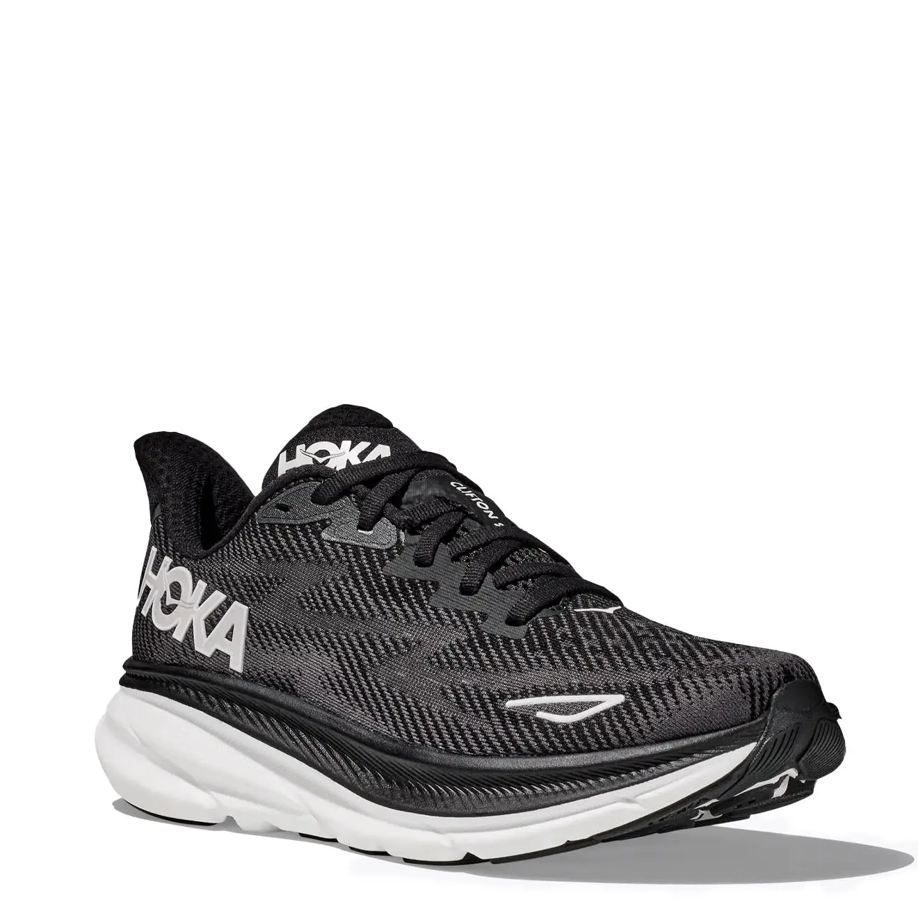 Hoka Clifton 9 Trainer Black / White