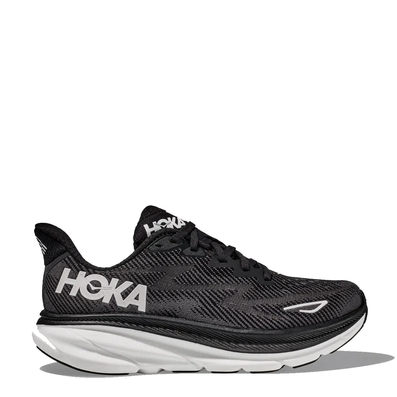 Hoka Clifton 9 Trainer Black / White