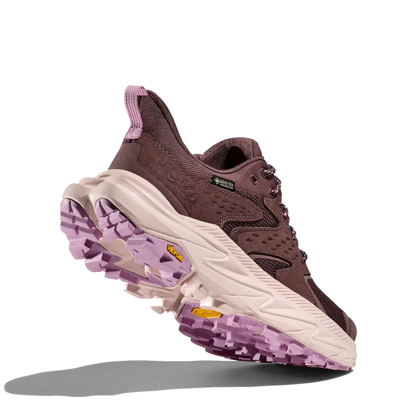 Hoka Womens Anacapa 2 Low GTX Trainer Smoky Quartz / Cosmic Pearl