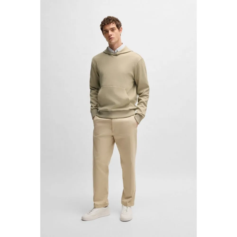 hoodie with striped structure