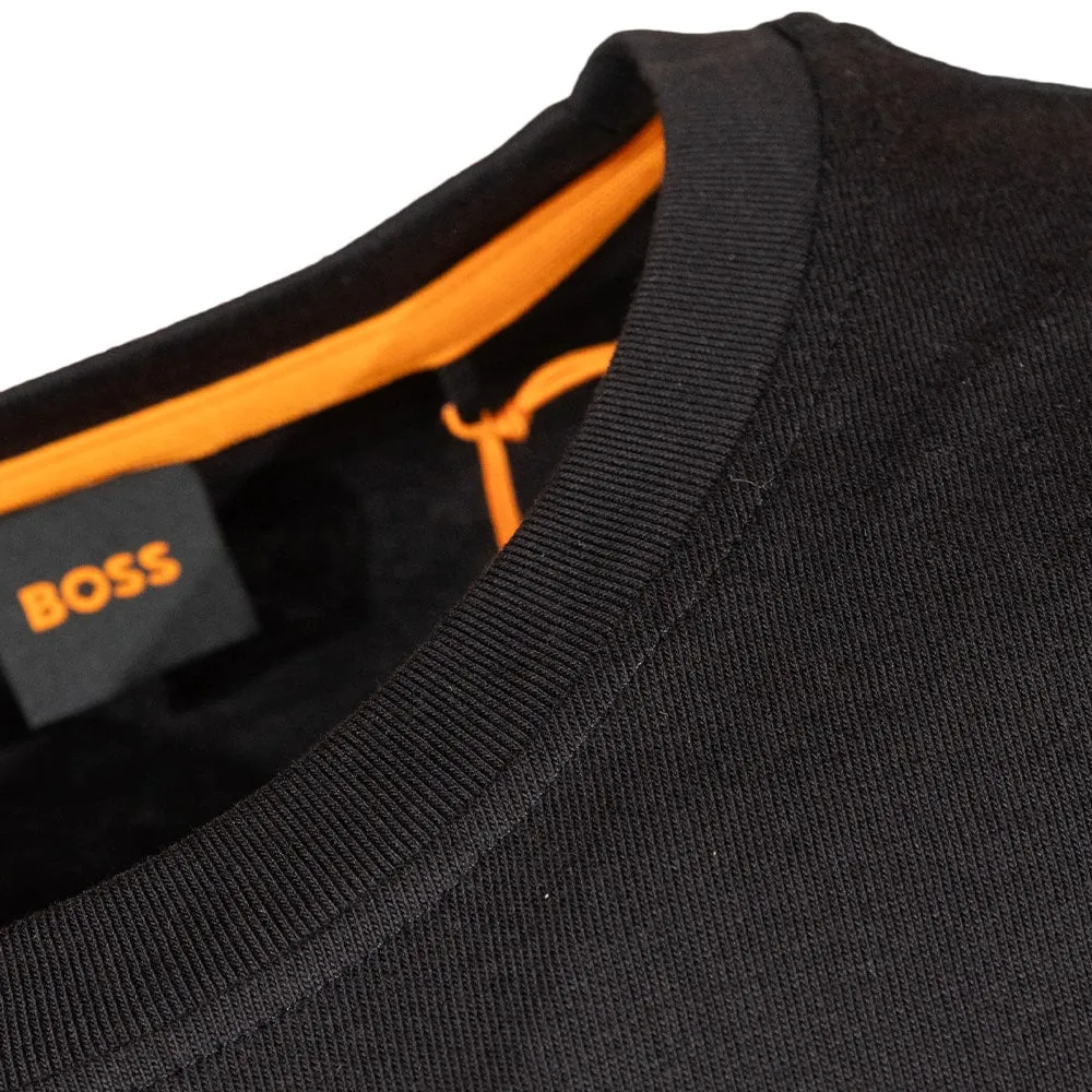 Hugo Boss Men's Te Moon Short Sleeve Graphic T-Shirt, Black