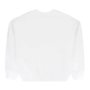 HWT FLEECE CREWNECK WHITE HOODIES & SWEATSHIRTS